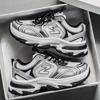 Sneakers, Men's Casual Sports Shoes, Suitable for Comfortable Wear All Year Round, with Lace-up Design, Low Top, Breathable