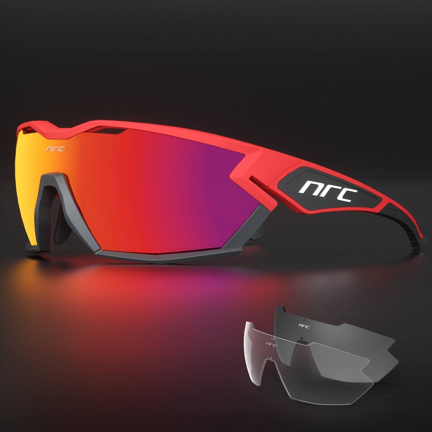 2023 NRC P-Ride Photochromic Cycling Glasses man Mountain Bike Bicycle Sport Cycling Sunglasses