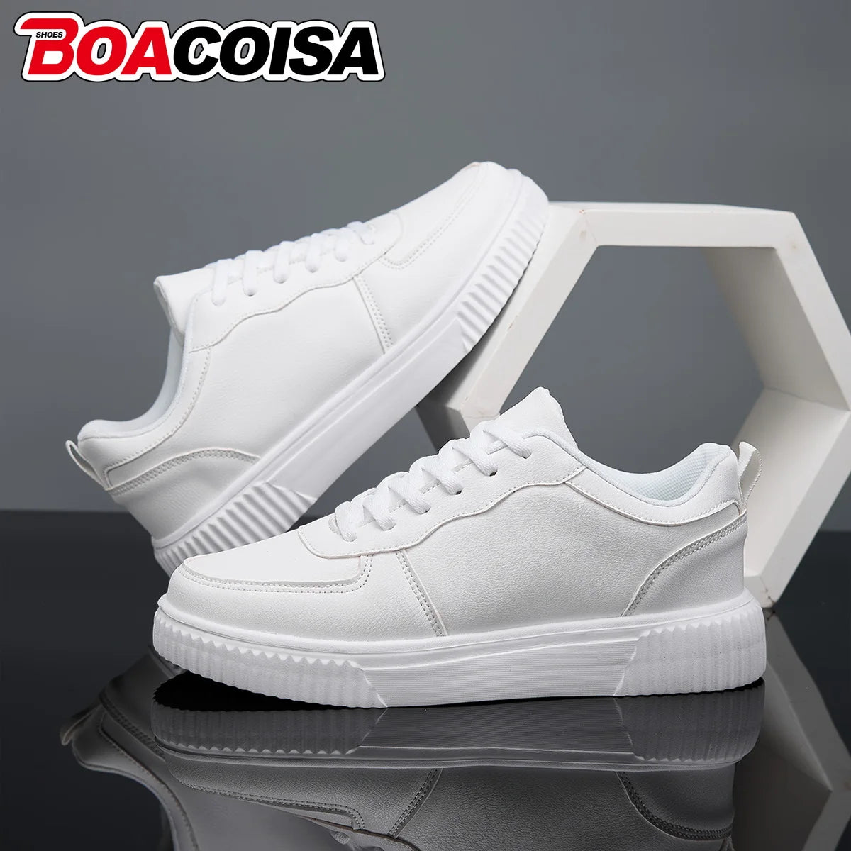 Women's Casual Shoes Breathable Walking Flat Shoes Sneakers White Female Footwear Sports Running Outdoor Walking For Men Tennis