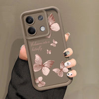 Shockproof Golden Butterfly Case For Xiaomi Redmi Note 13 12 Pro 5G 11 10 14 4G Poco F6 X6 X5 Pro 11T 13T 14T Pro Funda Luxury