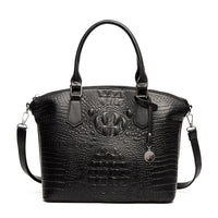 Large Capacity Crocodile Pattern Handbags Luxury Brand Women Handbags Designer Tote Bag Vintage Ladies Shoulder Messenger Bags