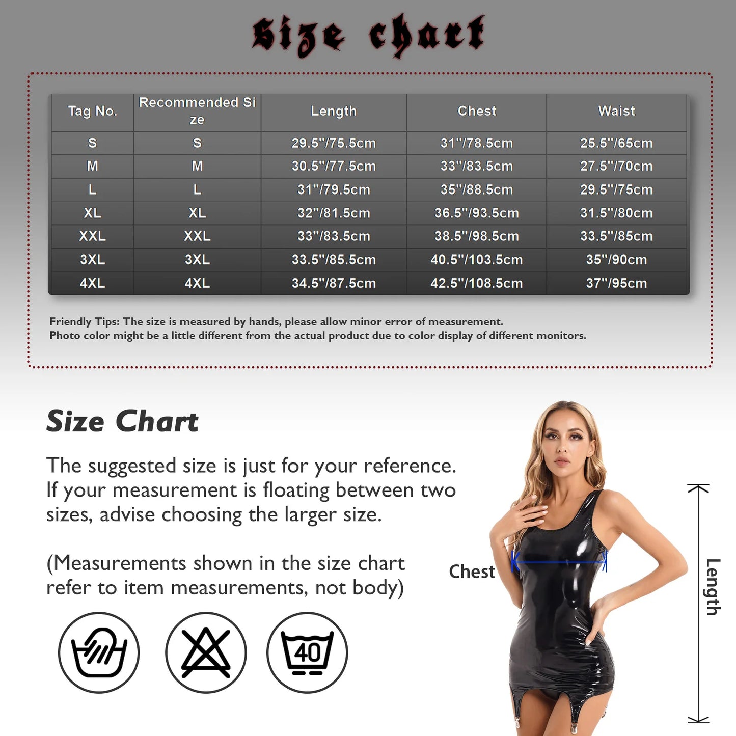 Sexy Women Wetlook Leather Tank Bodycon Dress Latex Sleeveless Mini Dresses Clubwear with Metal Clips Party Club Clothes Femme