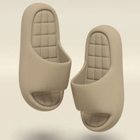 Women's Slippers Cool Summer Soft Sole Fashion Indoor Non Slip Open Toed Breathable House Comfy Men Bedroom Shoes