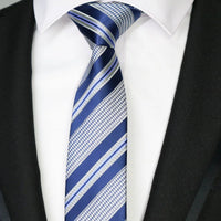 New Slim Narrow Skinny 6CM Mens Necktie Neck Ties For Man Plaids Polka Dot Stripes Jacquard Cravat Business Party Corbatas