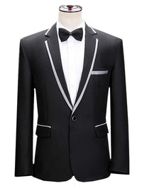 New Men Luxury Patchwork Suit Single Button Flower Jacket Fashion Singer Host Pianist Stage Performance Blazers Coats