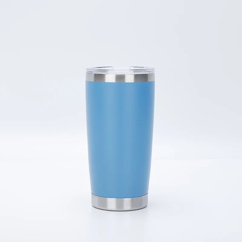Stainless Steel Skinny Tumblers with Lids Double Wall Vacuum Insulated Travel Mug Reusable Water Coffee Cup for Cold Hot Drinks
