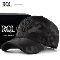 Men's Black Baseball Cap Embroidery Totem Military Camouflage Trucker Hat New Hip Hop Luxury Winter Sun Male  Sport Mesh Brand