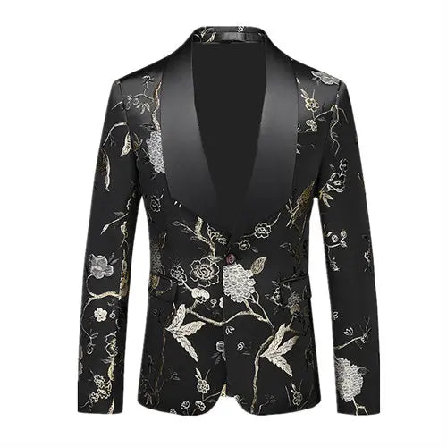 2026 New Men's Dark Brown Suit Jacket, Wedding Business Dress Coat, Slim Blazers, Costume, Asian Size, M-5XL, 6XL