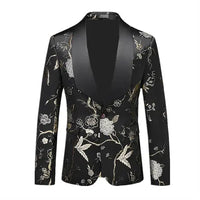 2026 New Men's Dark Brown Suit Jacket, Wedding Business Dress Coat, Slim Blazers, Costume, Asian Size, M-5XL, 6XL