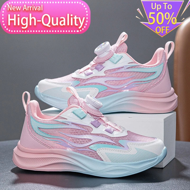 Hot Selling Summer Breathable Childrens Sports Shoes Trendy Outdoor Training Running Shoes Anti Slip Commuting Casual Shoes