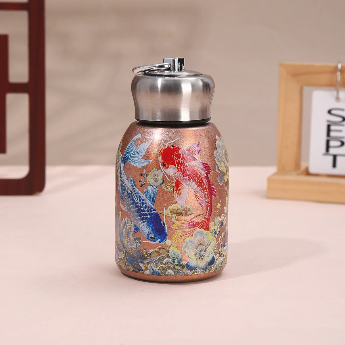 Stainless Steel Insulated Cup Home Fashion Outdoor Portable Insulated Handle Water Cup Car Simple Cup