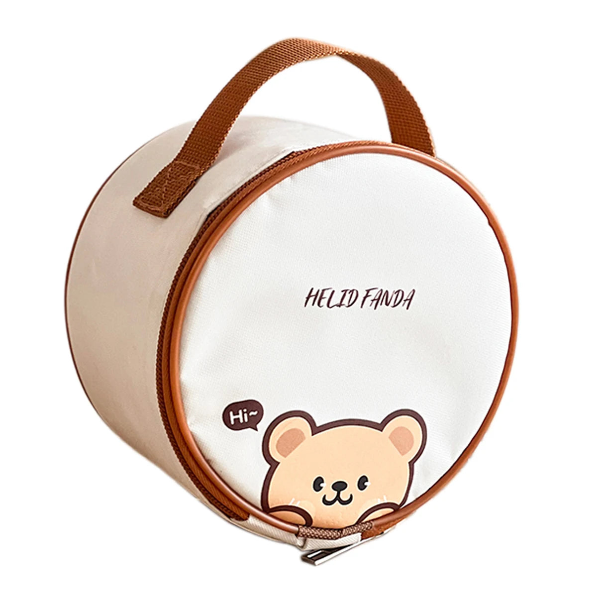 WORTHBUY Mini Capybara Thermal Lunch Bag Portable Insulated Picnic Bag Oil Proof & Waterproof Lunch Box Bag Reusable Cooler Bag