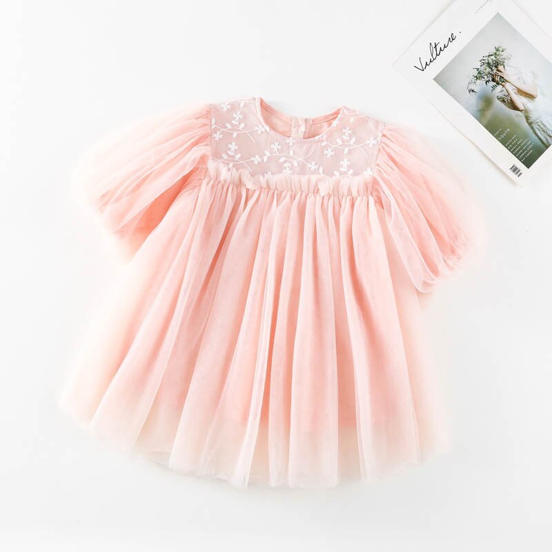 New  Evening Dresses Kids Dresses for Girls Spring Girl Dress Child Baby Sweet Princess Dress Designer Baby Girl ClothesZB