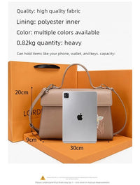 Ladies' one shoulder cross body bag soft new handbag new color contrasting embroidered cross body handbag