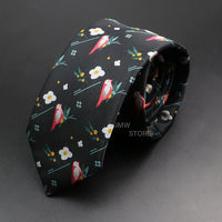 New Design Wedding Men Tie Green Wine Red Paisley Flower Animal Neckties Men Business Dropshipping Groom Collar Accessories Gift
