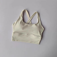 Women's High-Intensity Shock-proof All-in-one Sports Bra for Running Yoga Fitness Professional Huddle Top for All Seasons