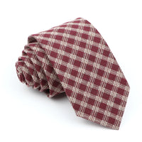 New Design Cotton Tie Plaid Necktie Gift For Men Free Shipping Fashion Casual Man's Neckties Wedding Party Suits Print Cravat
