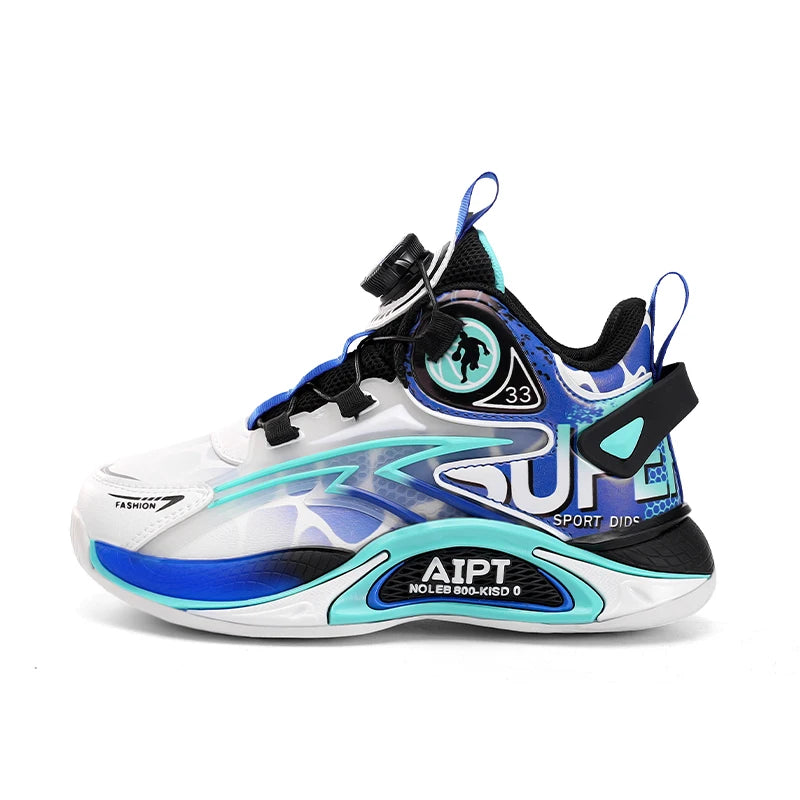 Children Sports Shoes Anti Slip Wear-resistant School Training Running Shoes Field Kids Basketball Shoes for Boys