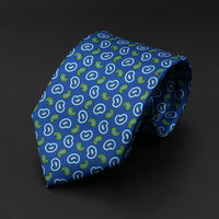 New High Quality Soft Silk Ties 51Colors Fashion 7.5cm Geometric Pattern Necktie For Men Wedding Business Meeting Suit Gravata