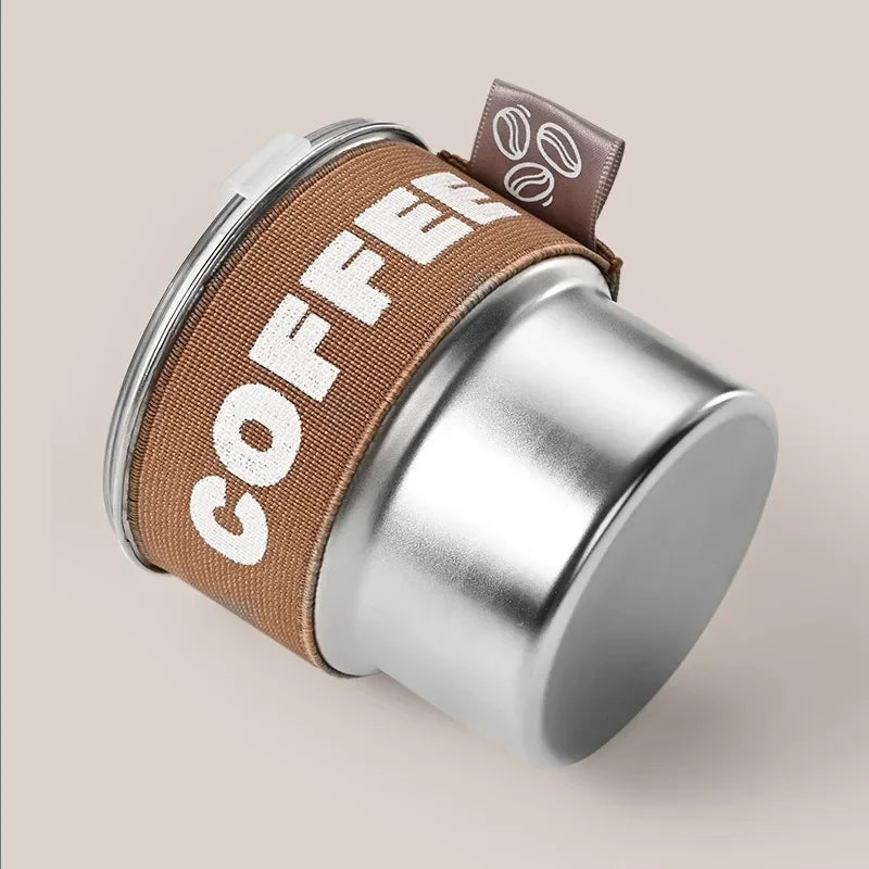 Stainless Steel Coffee Cup with Lid Mug Insulated Breakfast Milk Tea Cup Heat-Resistant Cup Leakproof Portable Water Cup Gift