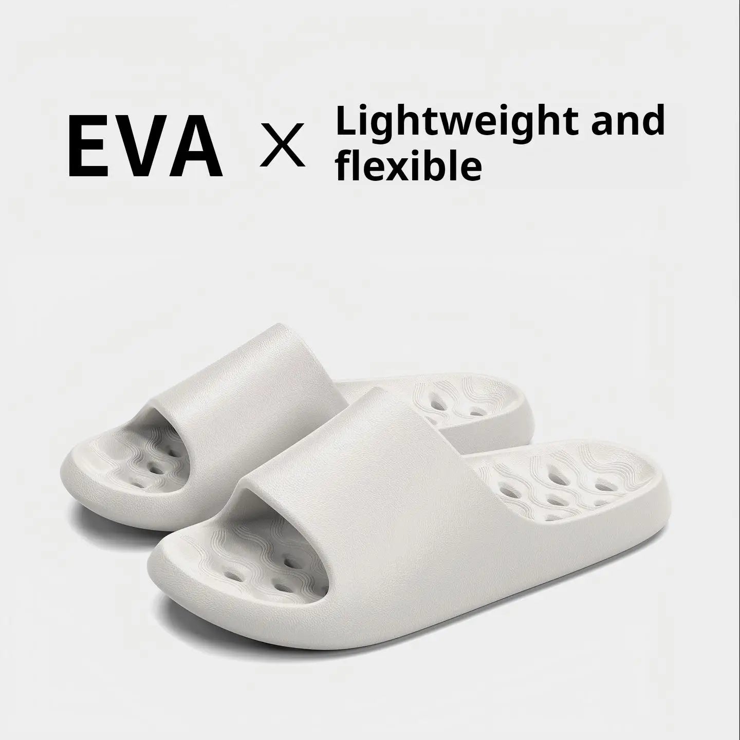 Ladies EVA Home Slippers Lightweight Comfortable Men's Sandals Bathroom Beach Slippers Slip-On Shoes for Relaxing Outdoor