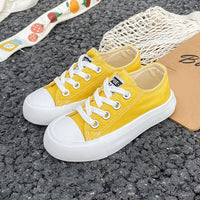 5058Fashionable Spring and Autumn Breathable Children's Canvas Shoes Soft Sole Boys and Girls' Shoes Versatile Children's Cloth