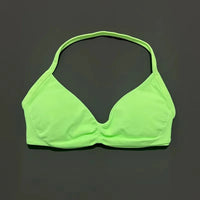 Sports Strappy Bra Yoga Underwear Women Gym Top Running Exercise Backless Bra High Support Active Wear Fitness Workout Halter