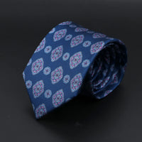 Fashion Men's 7.5cm Silk Tie Super Soft Bohemian Style Dot Chic Novelty Red Blue Necktie Suit Shirt Luxury Banquet Accessories