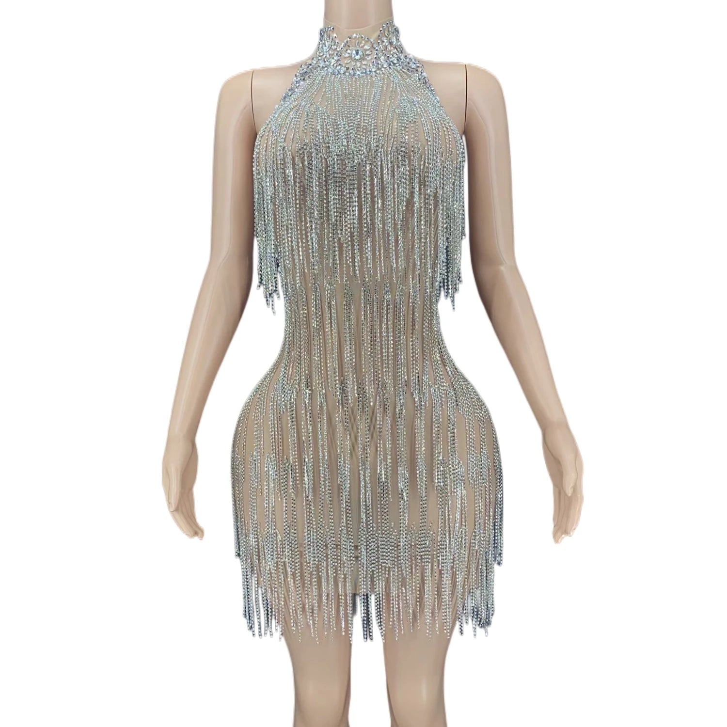 Women's Clothing Fall Sexy Backless Mini Elegant Dresses Women Diamond –  Mega Mart Center