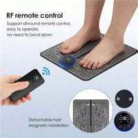 EMS Foot Massager Pad USB Rechargeabl Reflexology Foot Acupoint Massage Muscle Stimulation Improve Blood Circulation Relief Pain