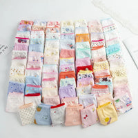 6PCS/Lot Kids Underwear Baby Girls Panties Cotton Floral Print Toddlers Shorts Briefs Cute Kid Panties Children's Underpants