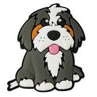 Cute Animals Dog Shoe Charms Pin for Crocs Accessories Charms Clogs Bubble Slides Shoe DIY Shoe Decoration Party Gift