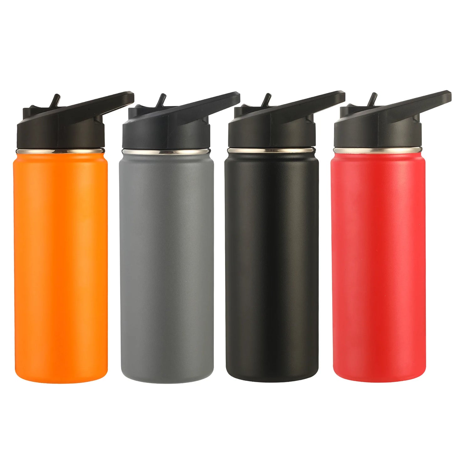 22oz Double Layered 304 Stainless Steel Vacuum Insulated Thermos Sports Water Cup Portable Outdoor Cycling Kettle