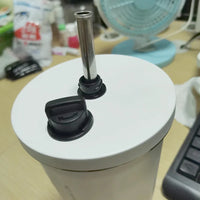 Stainless Steel Vacuum Insulated Coffee Mugs with Straw and Silicone Rope Portable Large Capacity Ice Bar Thermal Water Cup