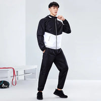 Sports Sweat Sauna Suit for Men and Women, Sweat Trousers, Running, Weight Loss, Fitness Clothing, Drop Body Suit, Jacket, Tops
