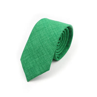 Solid Color Handmade Cotton Ties Men Necktie Striped Narrow Collar Slim Pink Sage Green Casual Tie Wedding Suit Accessories Gift