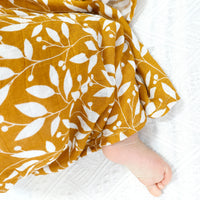 HappyFlute Baby Muslin Swaddle 100% Cotton Summer Soft Cute Print Baby Blanket 120*110CM