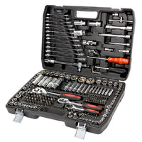 Professional 216PCS Socket Ratchet Spanner Screwdriver Socket Set Car Repair Tool Metalworking Toolbox Tool Kit