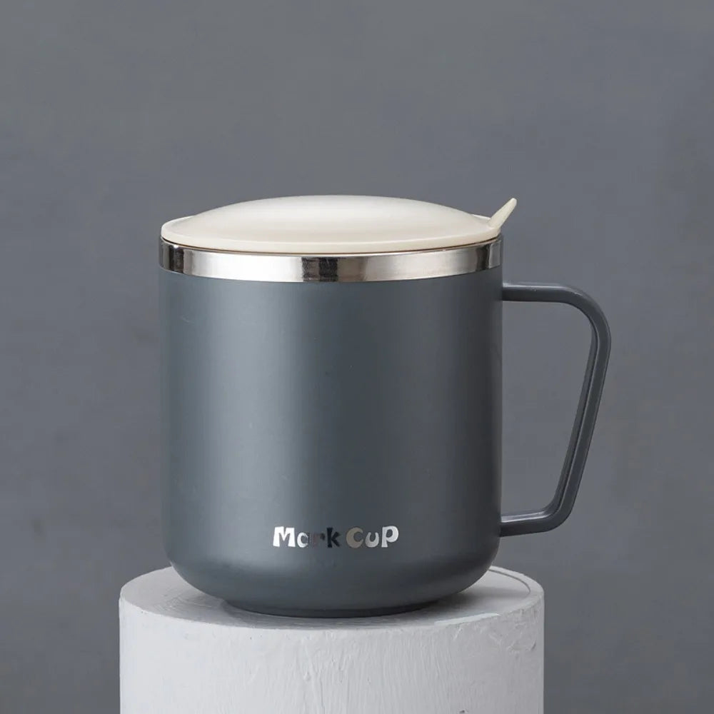 Milk Coffee Cup Stainless Steel Double Wall Thermal Insulated Water Cups and Mugs Metal Coffee Cup Mug