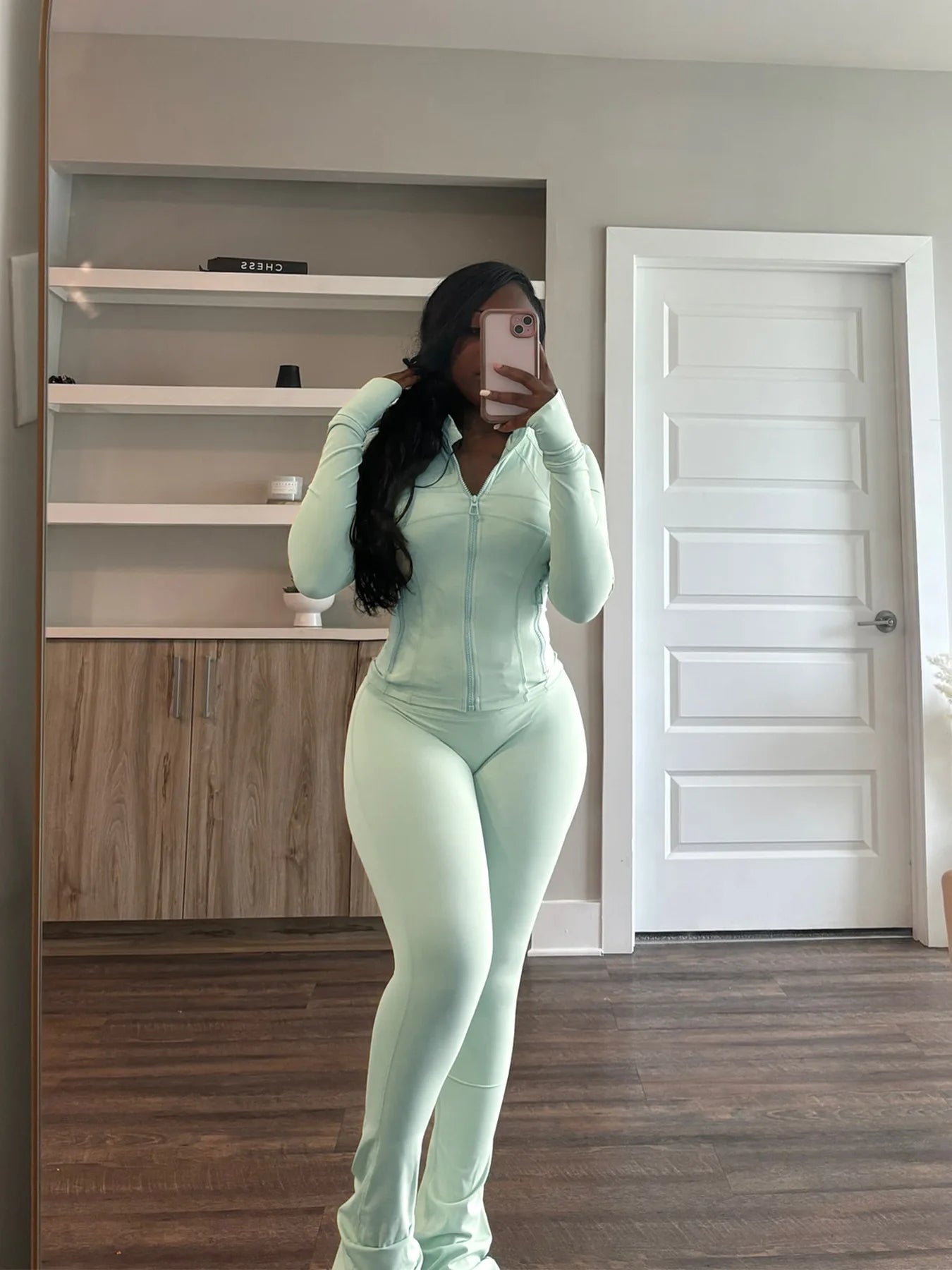 Streetwear Casual Tracksuit Sexy Women Two Pieces Club Matching Set High Street Pants Outfit