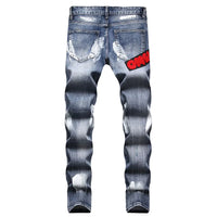 2023 New Men Hip Hop Youth Streetwear Style Jeans Fashion Casual Male Slim Fit Denim Pants Boyfriend Cargo Men Pencil Trousers