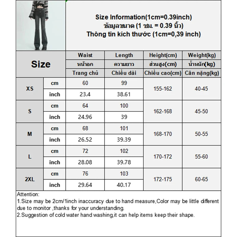 Summer Flared Jeans Women Cotton Vintage Blue Denim Pants Streetwear Elastic High Waist Slim Harajuku Trousers