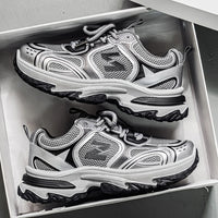Sneakers, Men's Casual Sports Shoes, Suitable for Comfortable Wear All Year Round, with Lace-up Design, Low Top, Breathable