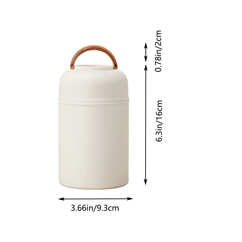 Insulated Food Jar, Insulated Soup Cup, 316 Stainless Steel Double, Wall Insulated Tumbler, for  Bird's Nest Soup, Desserts.