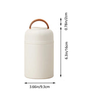 Insulated Food Jar, Insulated Soup Cup, 316 Stainless Steel Double, Wall Insulated Tumbler, for  Bird's Nest Soup, Desserts.