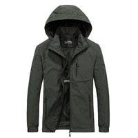 Men's Windbreaker Jackets Waterproof Hooded Water Proof Wind Breaker Casual Coat Male Clothing  Autumn Jackets Men TOP