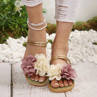 Women Sandals Trend Comfortable Lightweight Shoes for Women Outdoor Flat Non-slip Sandals Basic Home Fashion Slip on Slippers