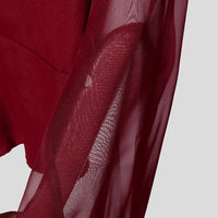 INCERUN Men Shirt Mesh Patchwork V Neck Long Sleeve Transparent Sexy Casual Male Shirts Streetwear Fashion Party Camisas 2025