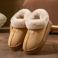 Winter Women Short Plush Warm Snow Boots Casual Shoes  New Suede Fur Chelsea Ankle Boots Flats Platform Ladies Shoes Botas