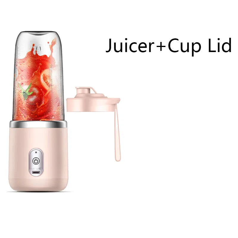 Portable Electric Juicer Cup USB Rechargeable Handheld Smoothie Blender Fruit Mixers Milkshake Maker Machine Food Grade Stirring